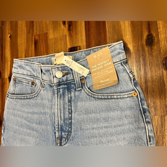 Madewell The Perfect Vintage Jean Charnley Wash Blue High Rise Womens US 23 - Picture 5 of 11